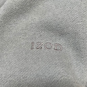 【IZOD】ワンポイント 刺繍 ブランドロゴ スウェット トレーナー アメリカ古着