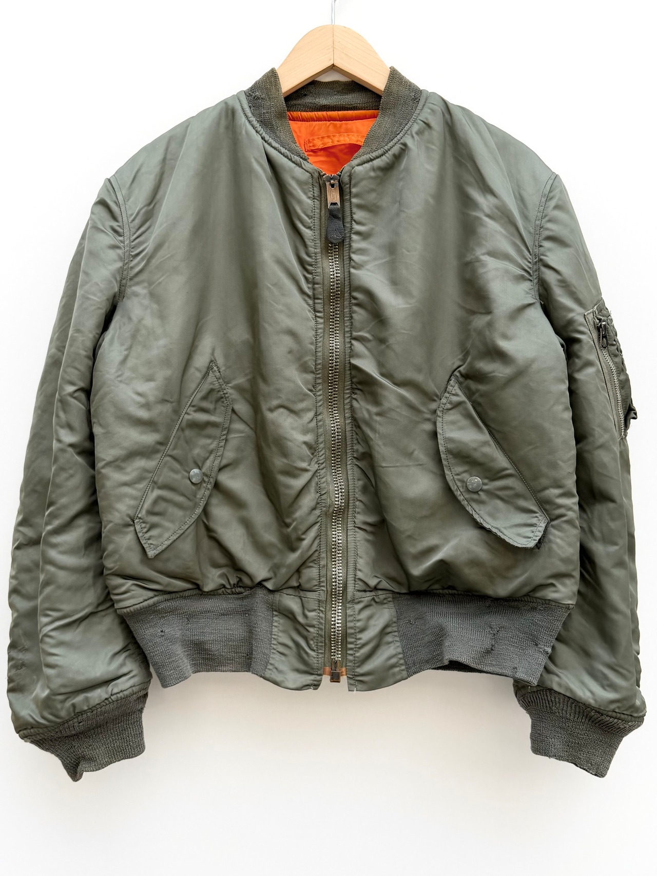 70s USAF MA-1 "J-8279E" FLIGHT JACKET Size SMALL