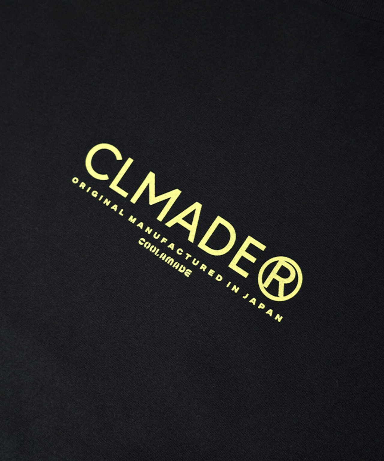 CL MADE メッセージプリントルーズＴシャツ (BLACK)　CQ-49013