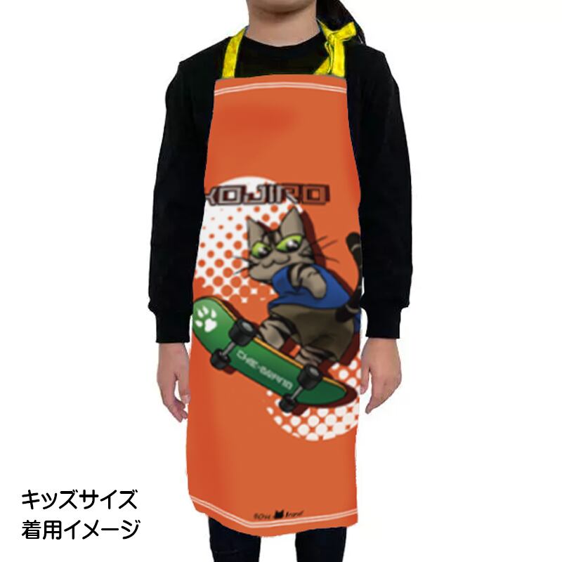アンソロジー猫LOGOエプロン b60b137438339c46cb3a1788d0dfb9