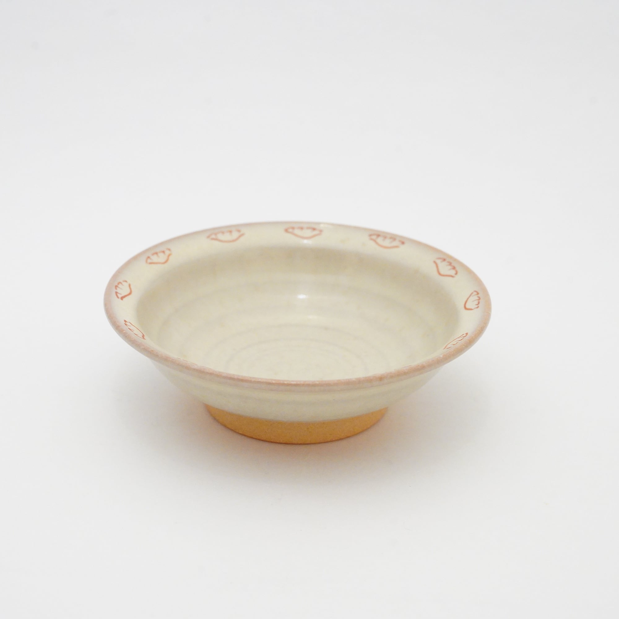 【赤膚焼 大塩ほさな】餃子皿