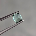 シーフォームトルマリン クッションカット 5.1x4.6mm, 0.48ct, アフガニスタン産