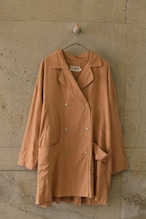 Metal button soft half coat