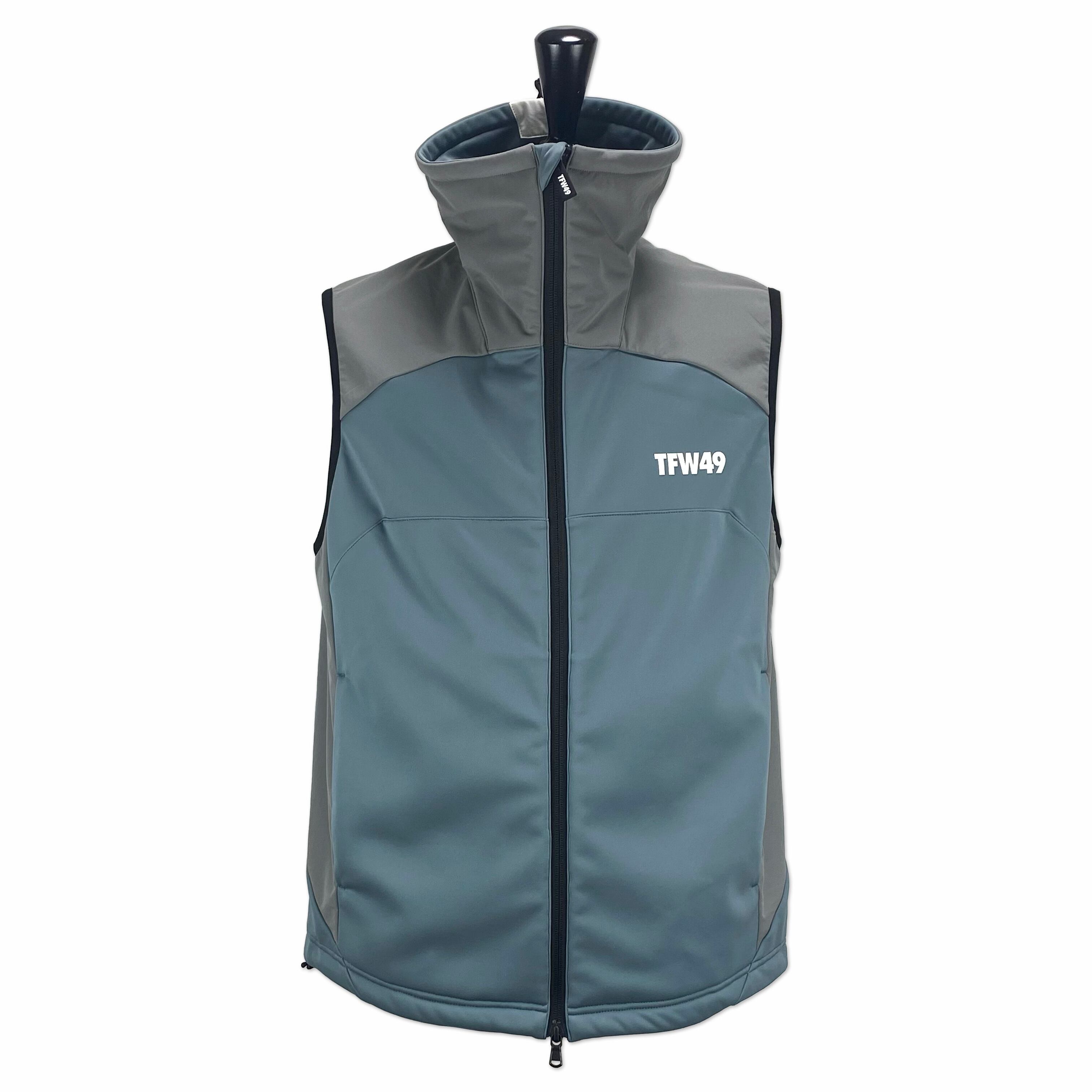 TFW49】《MEN'S》CONBINATION OPEN COLLAR SHIRTS (BLKxD.GRY) | Sandy