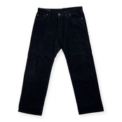 Eddie Bauer エディーバウアー 太畝 コーデュロイ パンツ 5ポケット ストレートパンツ W38 /ブラック アウトドア/大きいサイズ