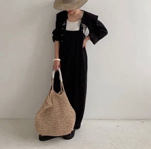 【4サイズ】ルーズサロペット