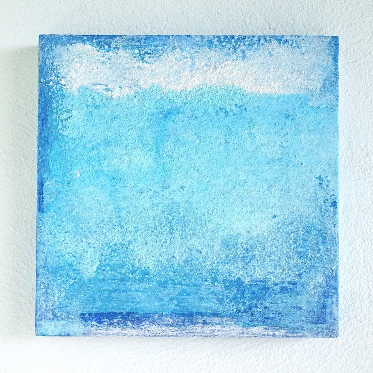art panel mini(Iced Blue#180063)original painting