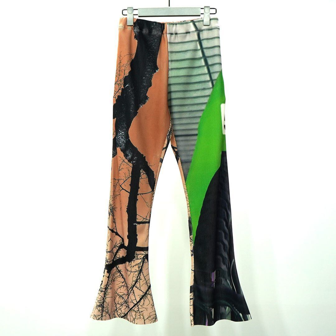 NON TOKYO PRINT RIB FLARE PANTS(B.CYCLING) NON-23A-0723 | IAAAM