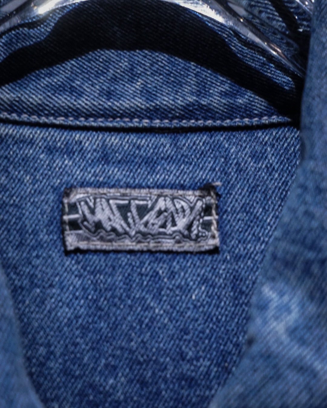 add (C) vintage】“MACGEAR” Good Aging Vintage Zip Up Denim Jacket