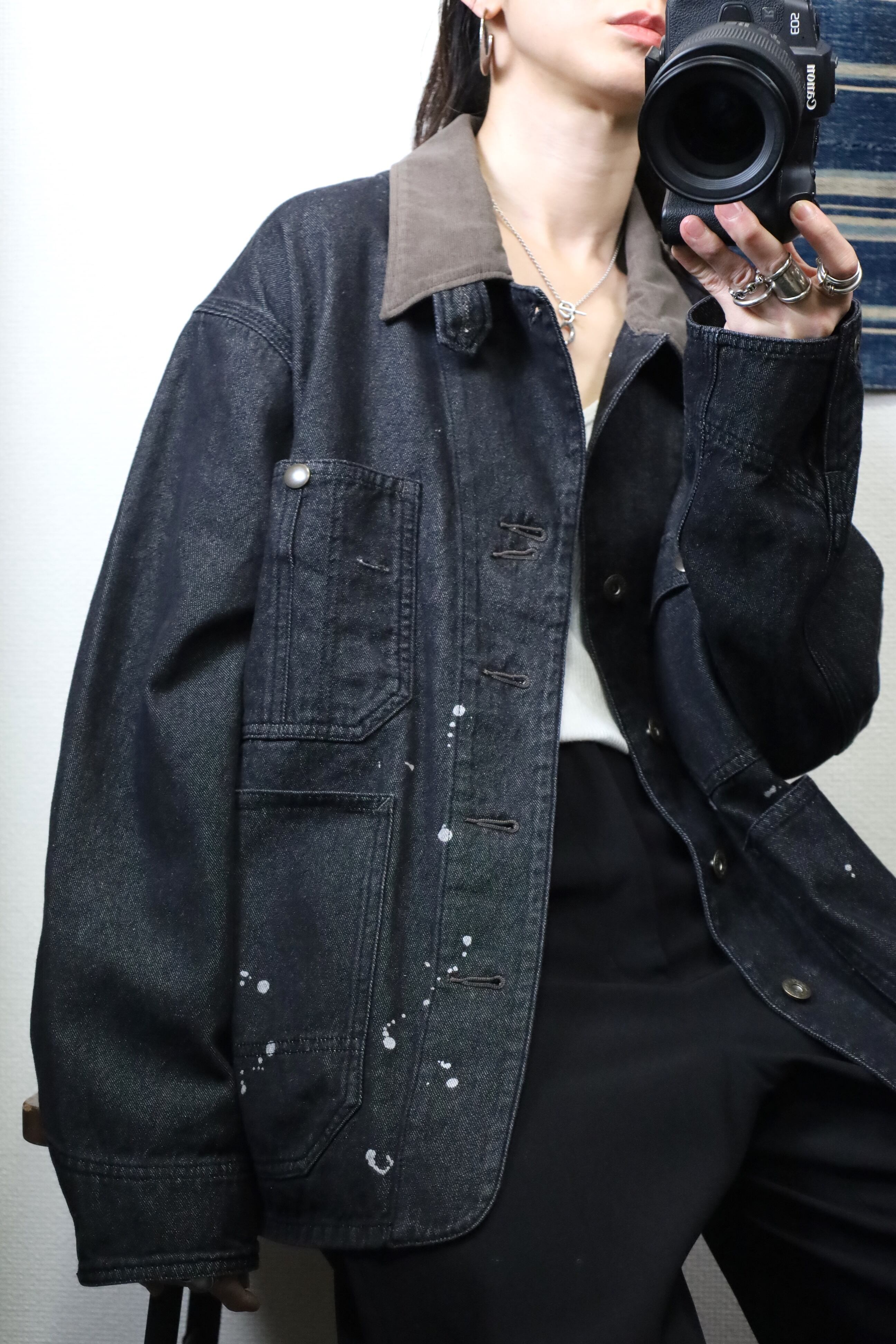 HOWIE Painted Coverall (black) | howie