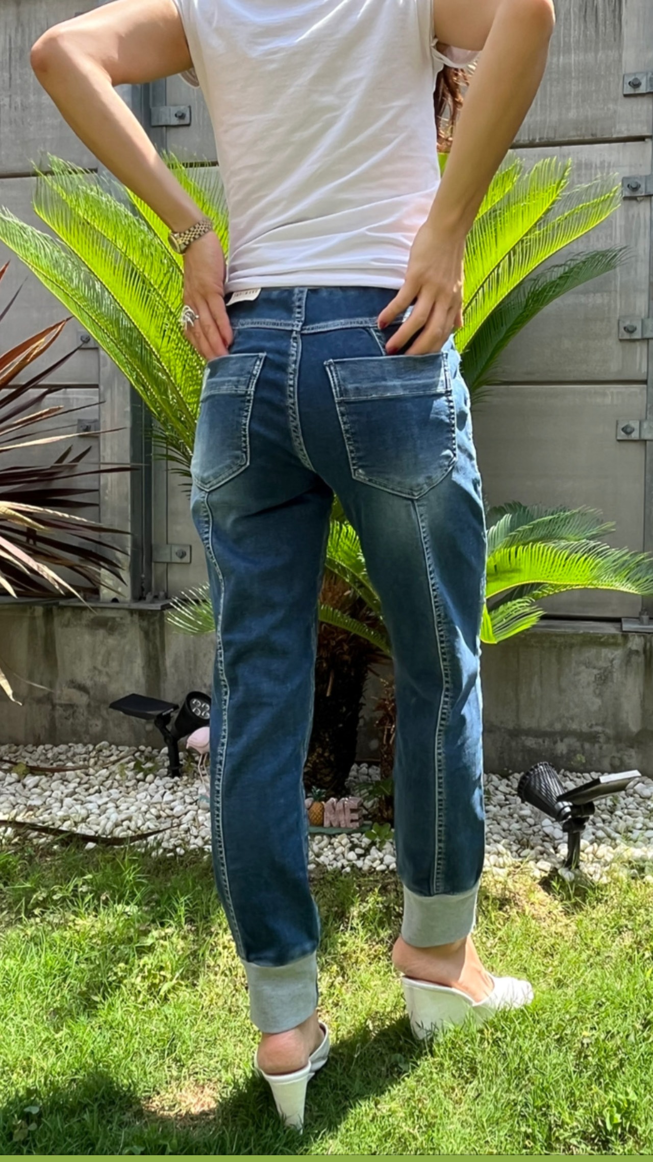 インディマークINDIMARK　配色ジョグパンツ