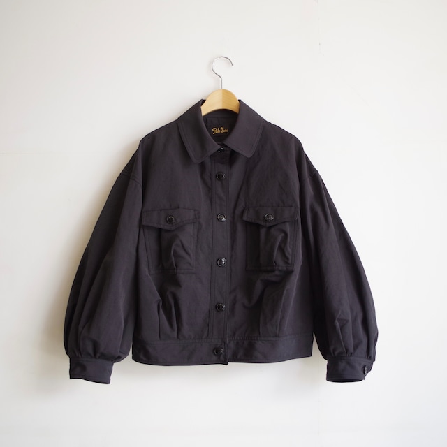 Pale Jute BLACK BLOUSON