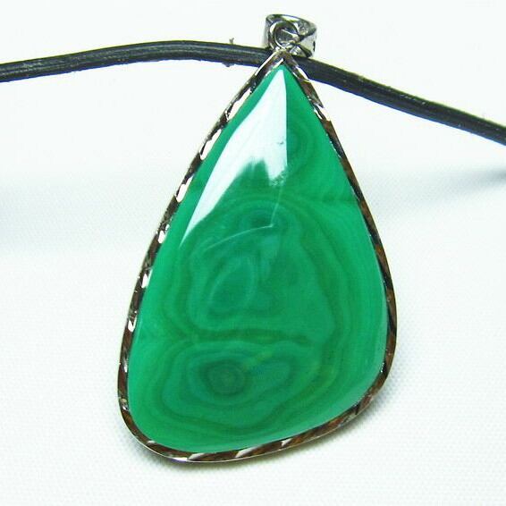 マラカイト ペンダント [M便 1/20] 112-2894