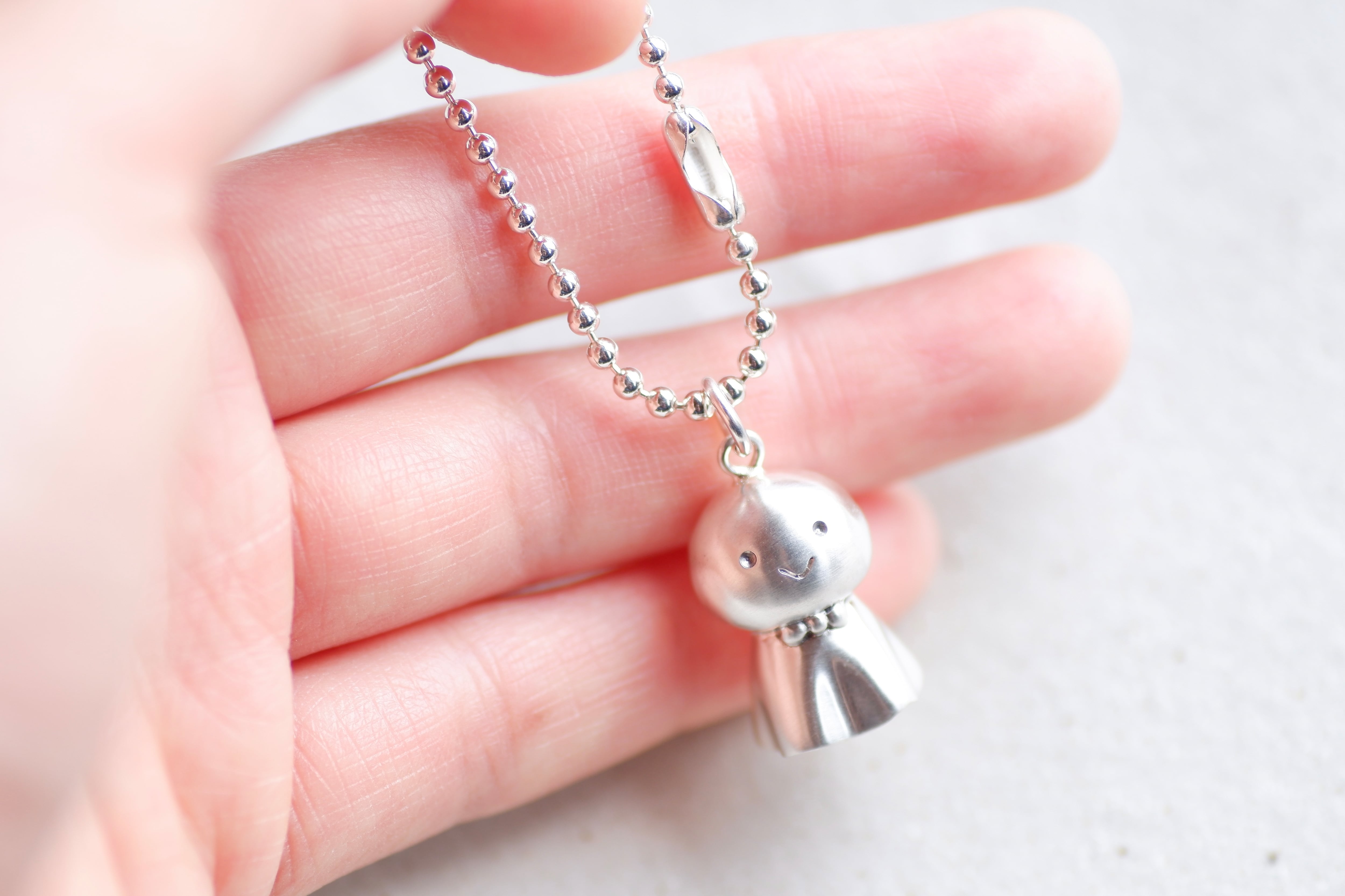 ORDER】Teru-kichi keychain SV925 <size:Big/Guardian Bell type