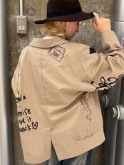【MANIC MONDAY】DRAWING TWILL JACKET