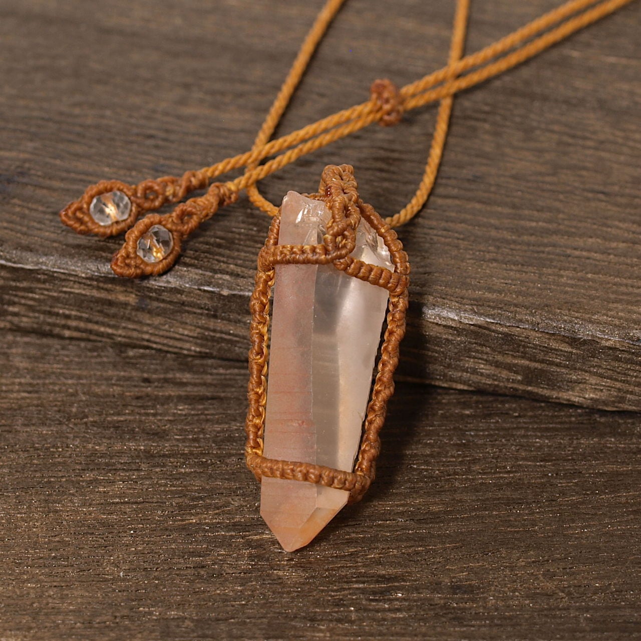 ピンクレムリアン ペンダント ピンクレムリアンシードクォーツ