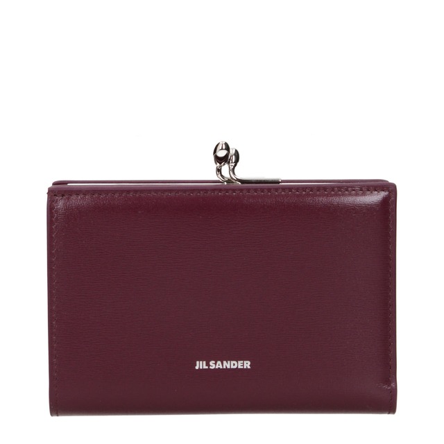 【新品】JIL SANDER ジルサンダー レディース 財布 レザー レッド UI0015P5355505