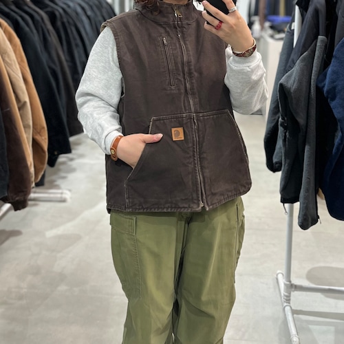 Carhartt used duck vest SIZE:L