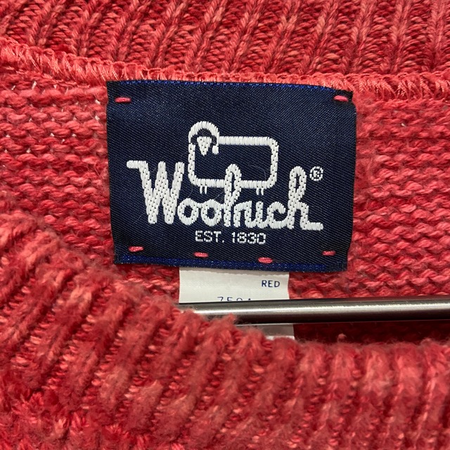 『送料無料』Woolrich ネイティブ柄セーター　80s USA製　コットン