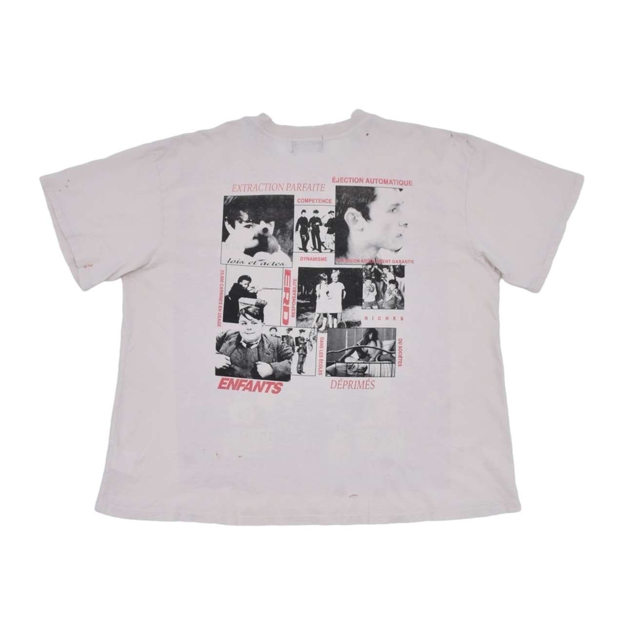 【Enfants Riches Déprimés】La Scolaire Pr?f?ree T-Shirt Antique Whi - 6