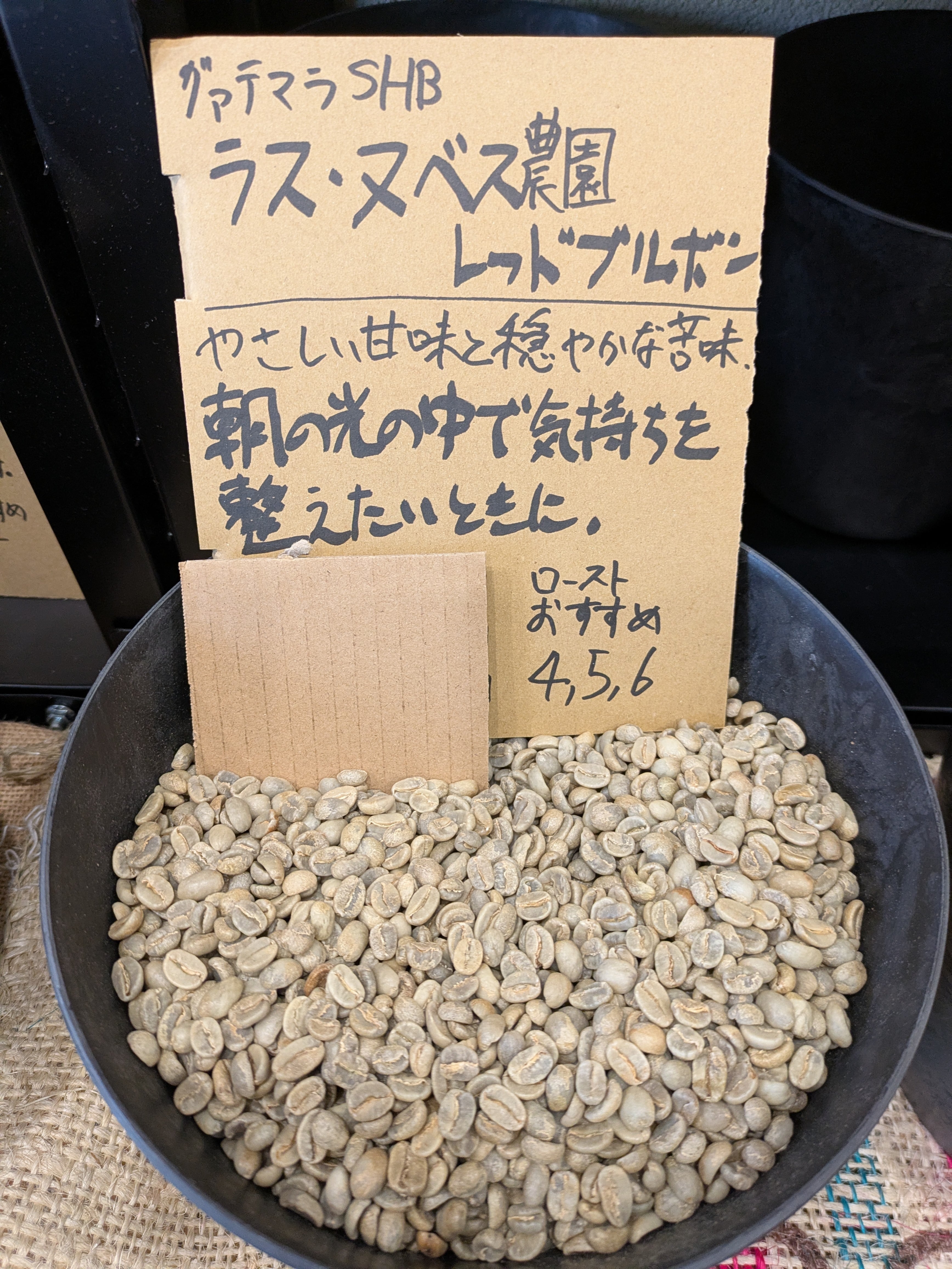 グアテマラSHB ラス・ヌベス農園 レッドブルボン ウォッシュド