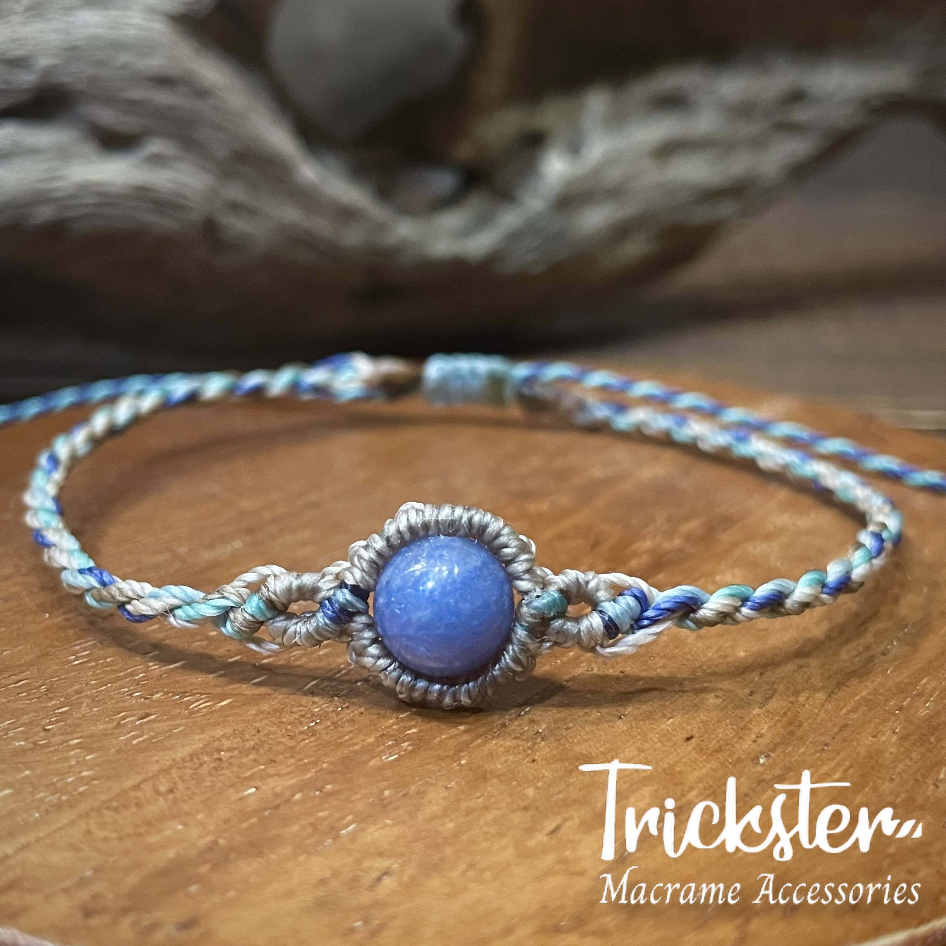 フローライト マクラメブレスレット B60 | Trickster マクラメ