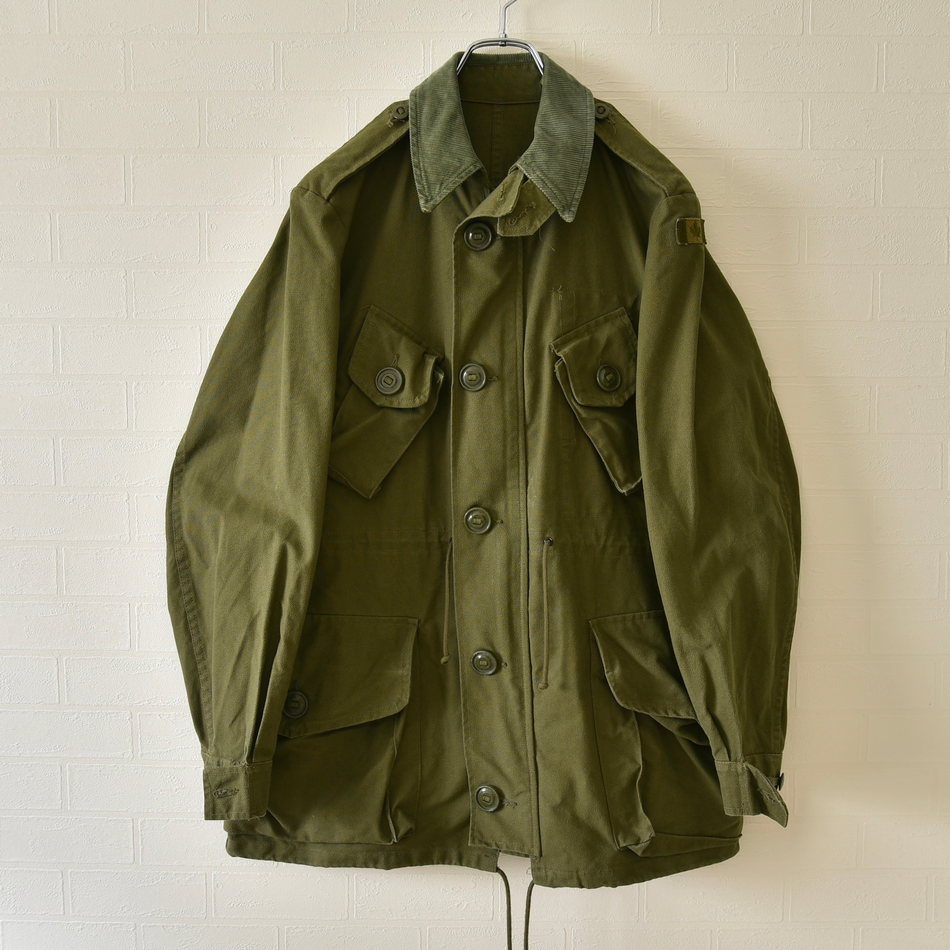 90s Vintage Euro French Work Green Twill Jacket / ユーロワーク