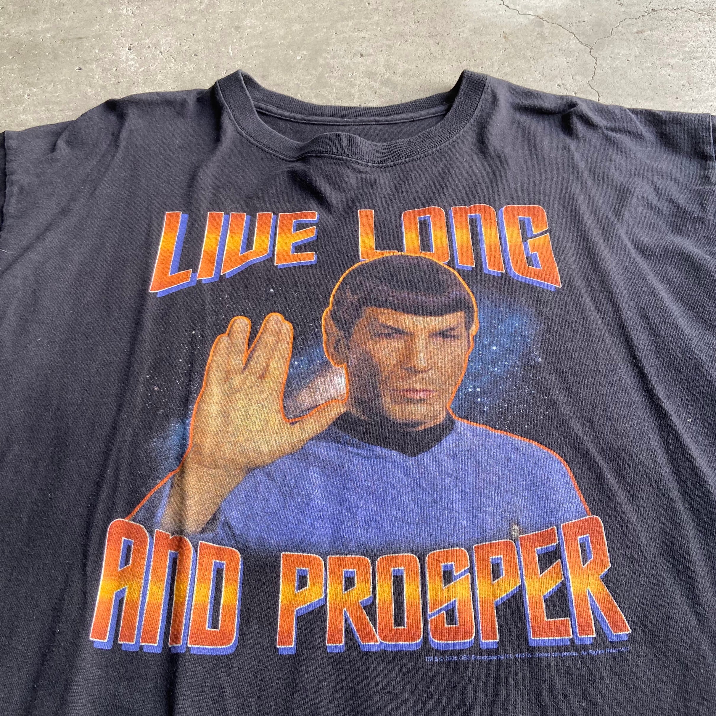 【新入荷SALE対象外】00年代 STAR TREK スタートレック ミスタースポック 映画 ムービープリントTシャツ メンズXL相当 古着 00s  ヴィンテージ ビンテージ ブラック 黒【Tシャツ】【nw2207】 | cave 古着屋【公式】古着通販サイト