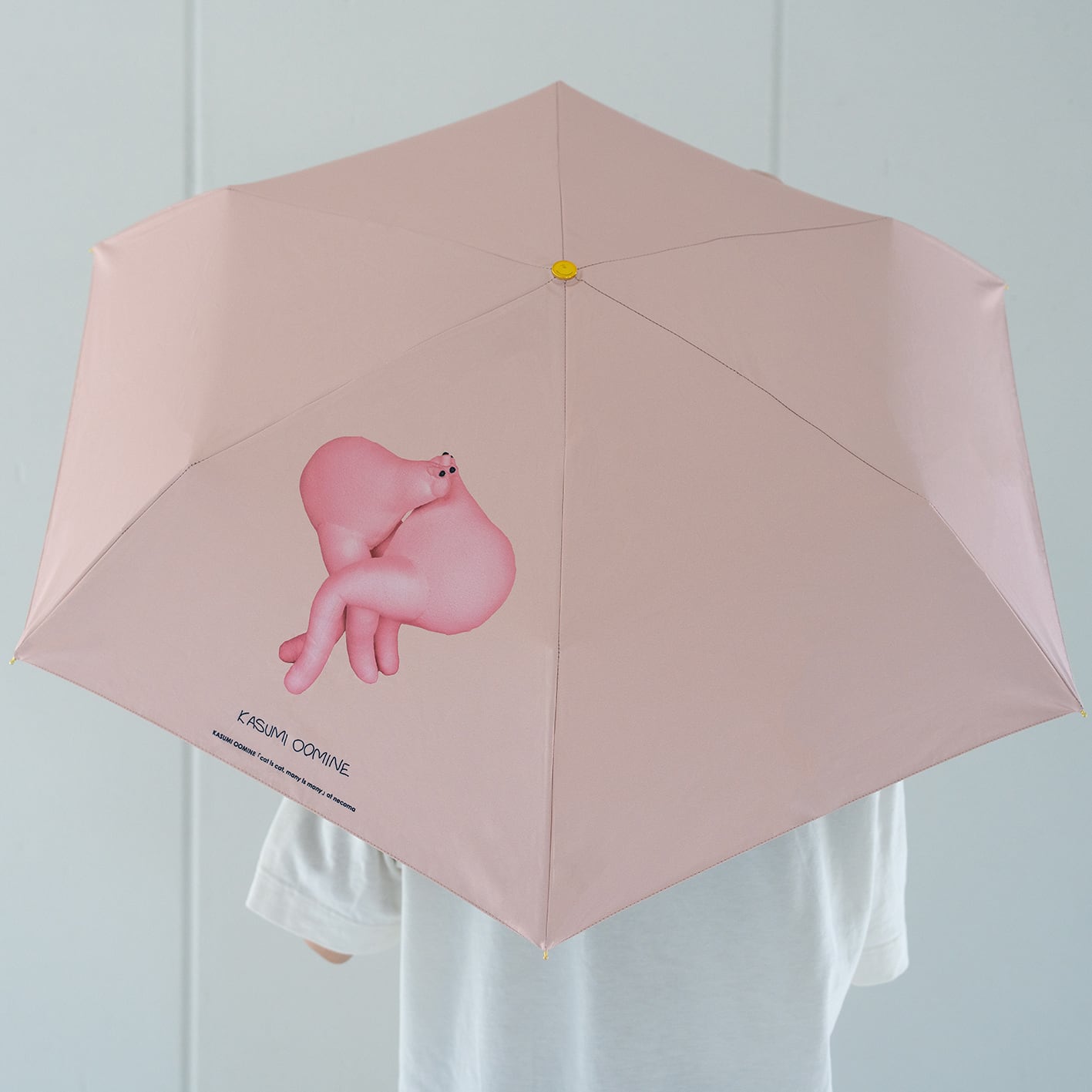 【KASUMI OOMINE】ノミボーイのカップル　折りたたみ傘／雨晴兼用　