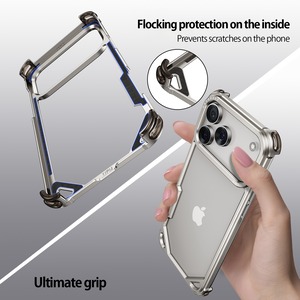 ■iPhone 18 Pro/18 Pro Max■ Aluminum Alloy Minimal Bumper Case / アルミニウム アロイ ミニマル バンパー スマホケース