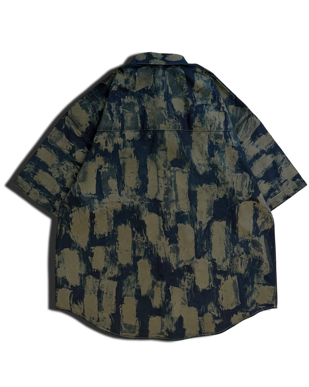 1着限定販売 / 最短即日発送】ろうけつ藍染めブロード ルーズフィット
