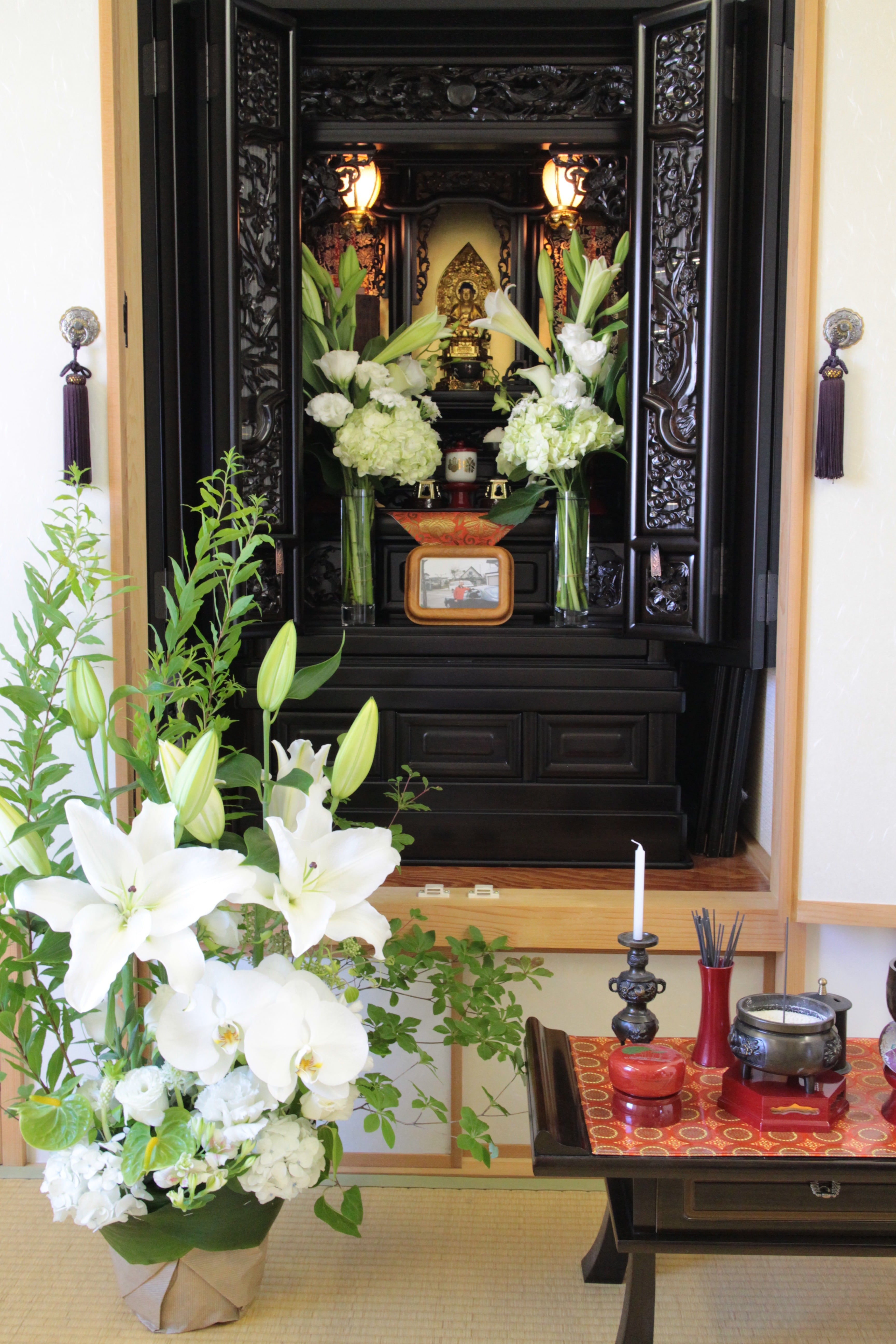 供用対花＞ お供え用 仏壇/墓 4,000円対花 | Hanataku 〜花たく〜