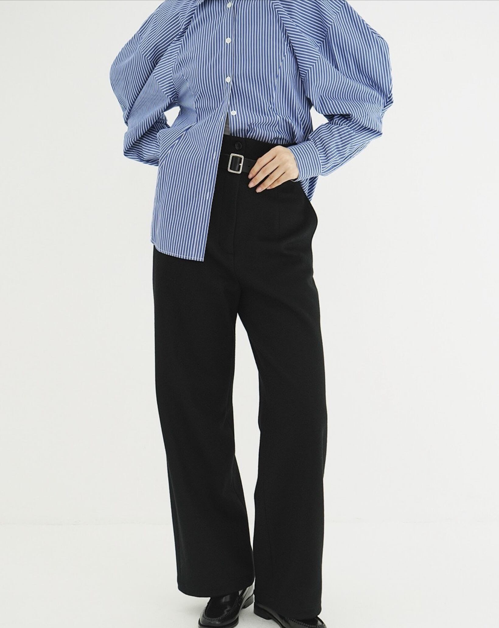 CLANE HIGH WAIST WIDE PANTS | FLICKA ASHIYA