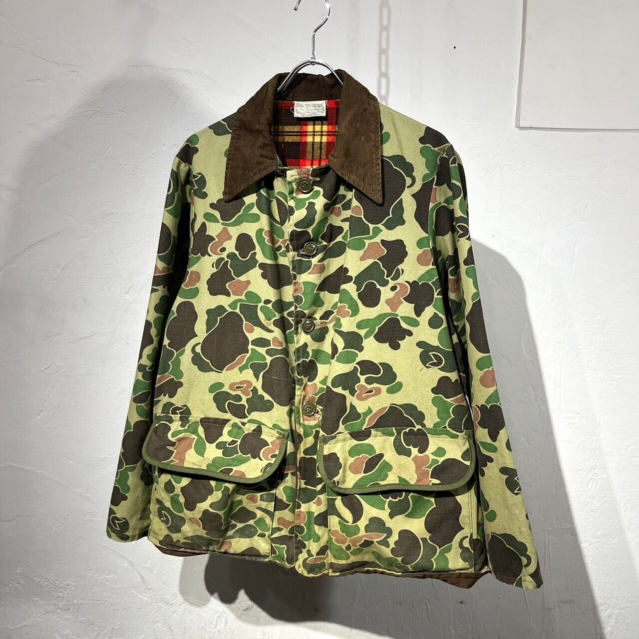 70s red head Duck Hunter Camo Hunting Jacket