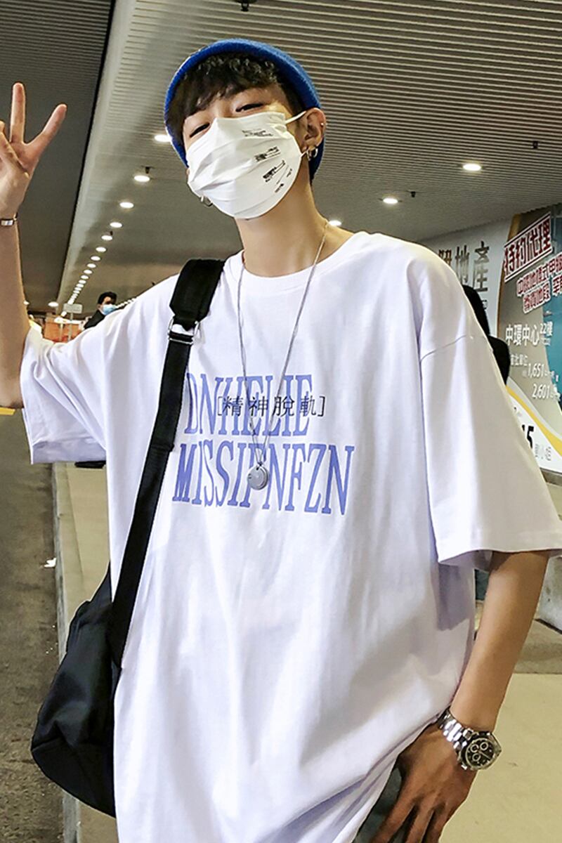 全3色 Tシャツ カットソー プリント カジュアル おしゃれ