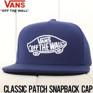 スナップバックキャップ  帽子 VANS ヴァンズ CLASSIC VANS SNAPBACK CAP VN000EZBLKZ