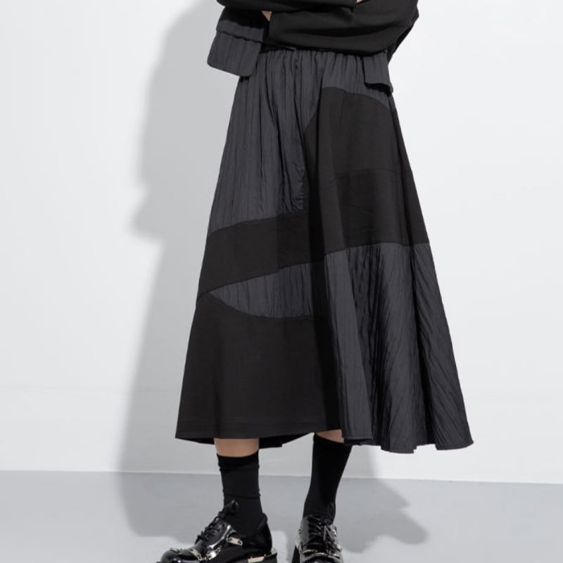 【美品社交ダンス衣装】スカート Sanline サンリーヌ 黒 無地 ベーシック ブーティ レディース パンプス ショートブーツ 袴ブーツ 9cm 黒