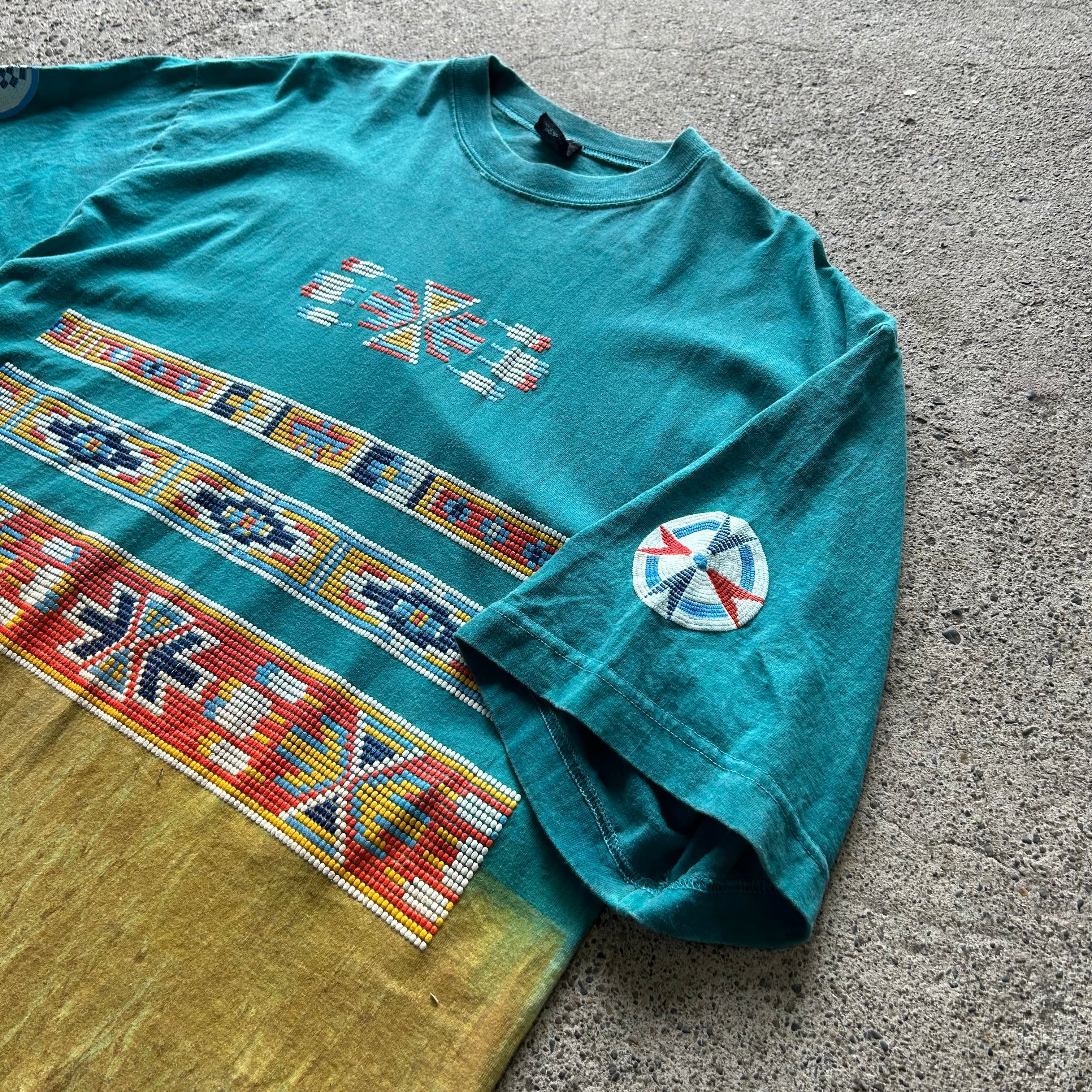 FACTORY ARTWEAR Native Pattern T-Shirt ファクトリーアートウエア ネイティブ パターン Tシャツ ＃505075  kapre