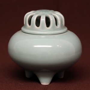 青磁・香炉・No.181104-31・梱包サイズ60