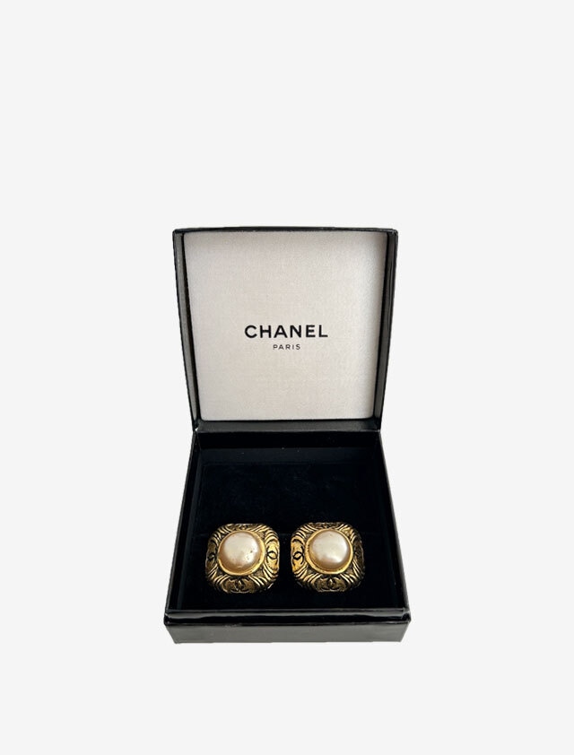 CHANEL ヴィンテージシャネル イヤリング パール ゴールド アクセサリー