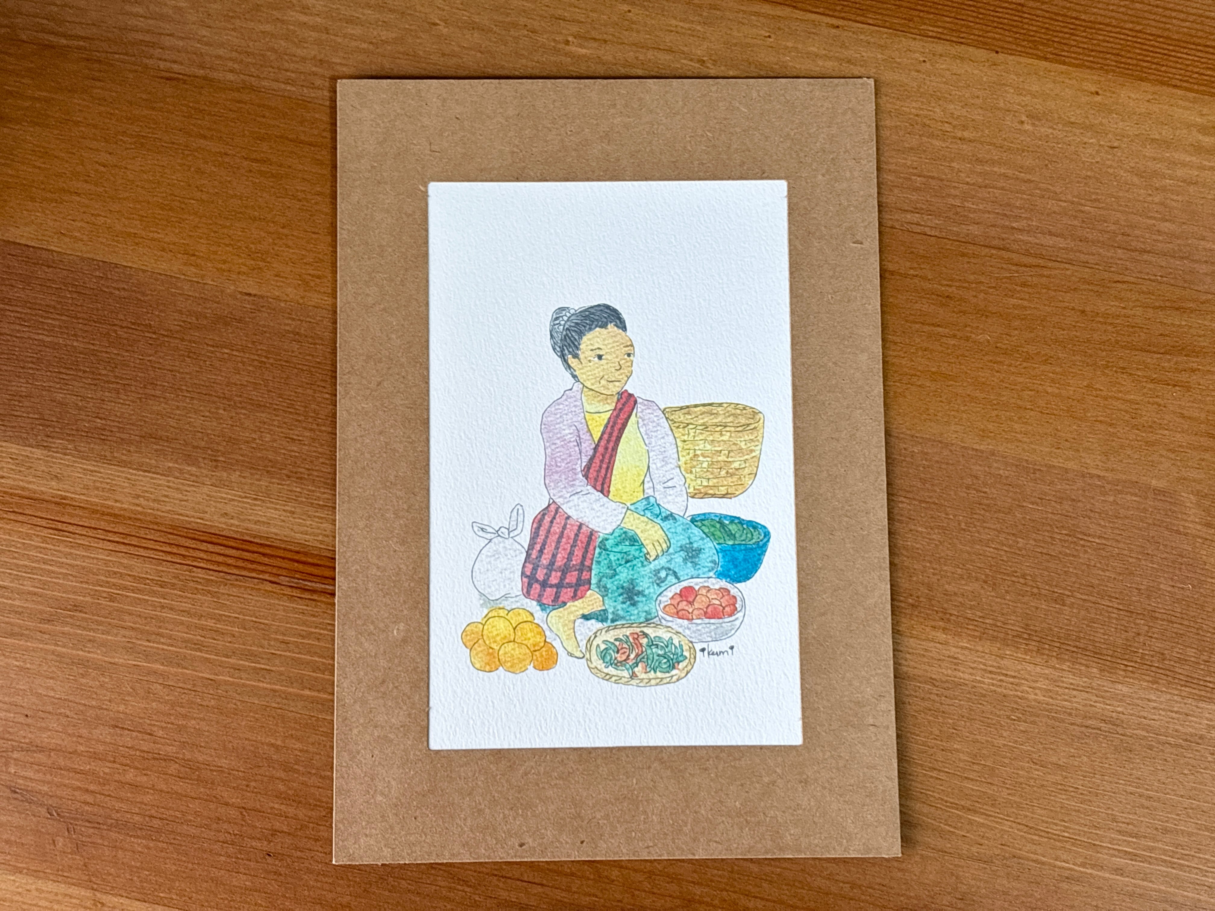 ミャンマーの「野生ラン」（油絵） ミャンマーの「野生ラン」（油絵） アレクサンダー