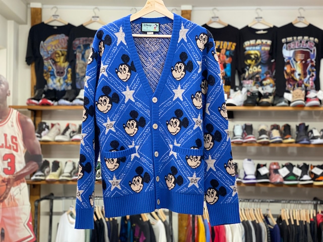 GUCCI × DISNEY MICKEY CARDIGAN BLUE MEDIUM 601565 700JE6116