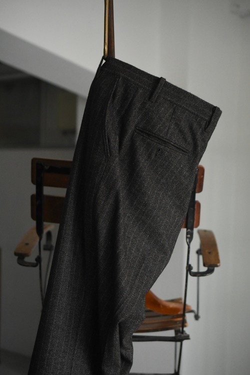 m’s braque /  FLARE PANTS (Mix brown stripe)