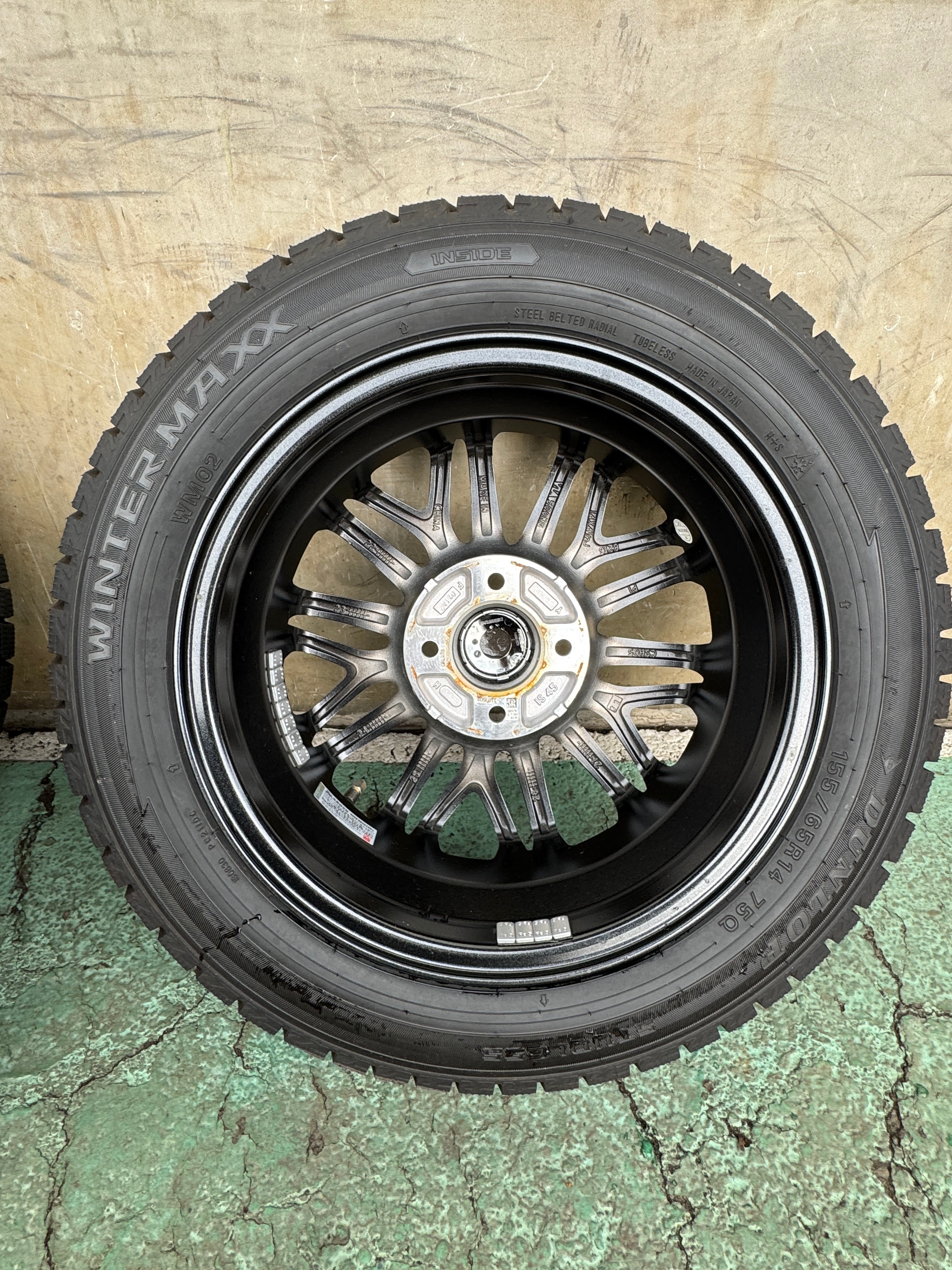 155/65R14 DUNLOP WINTER MAXX ダンロップ ウインターマックス 4本