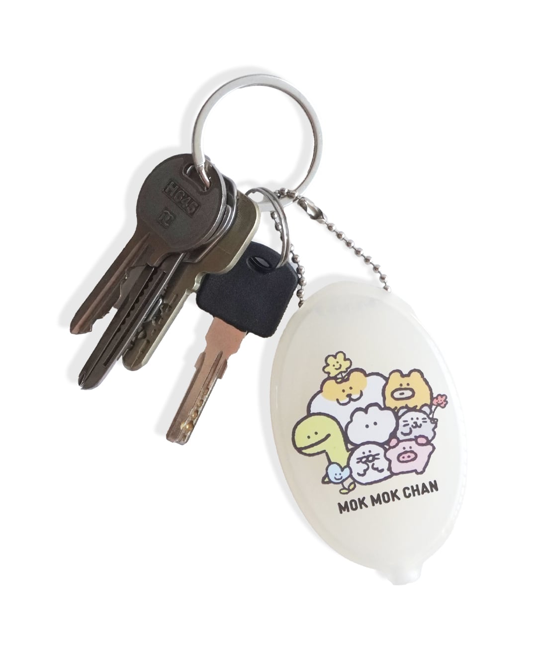 ウサ、ぶ〜おめでとう！／ もくもくちゃんコインケース（MK-649