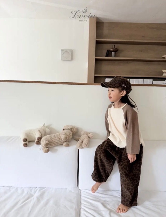 【即納】leopard corduroy pants