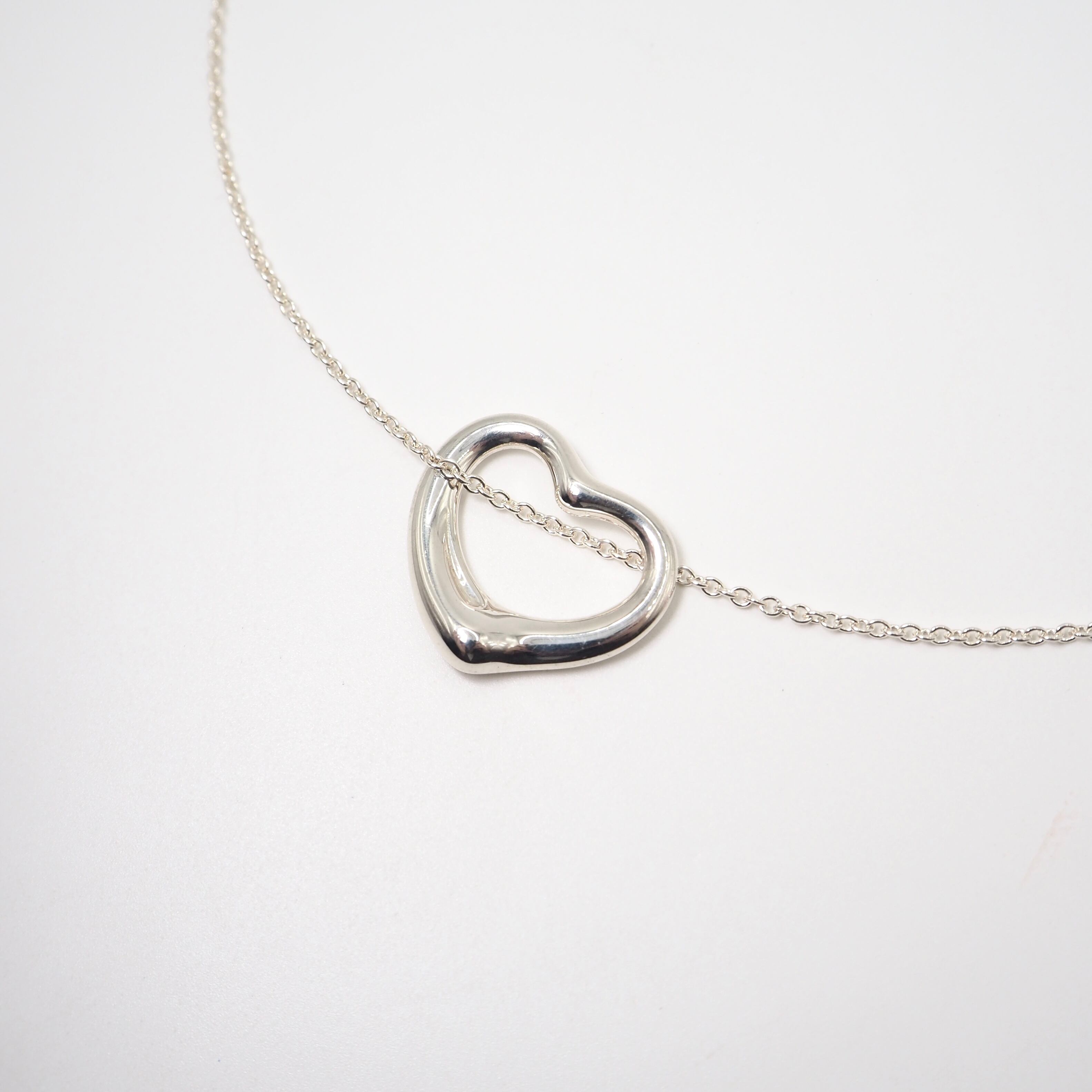 Tiffany&Co. オープンハートネックレス シルバー925 ティファニー