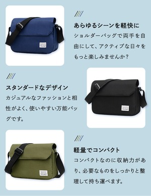 ショルダーバッグ 超軽量 8ポケット 撥水 ナイロン ブランド 手持ち アウトドア 旅行 散歩 ビジネス 社会人 プレゼント イケおじ 斜めがけ バッグ サコッシュ ウエストバッグ メンズ レディース 小型 収納 ボディバッグ 人気 カバン