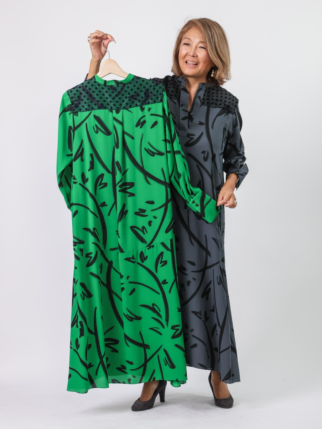 BRAHMIN(アートプリントワンピース)