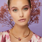 NINFEA *aurora boreale*R -orecchini-